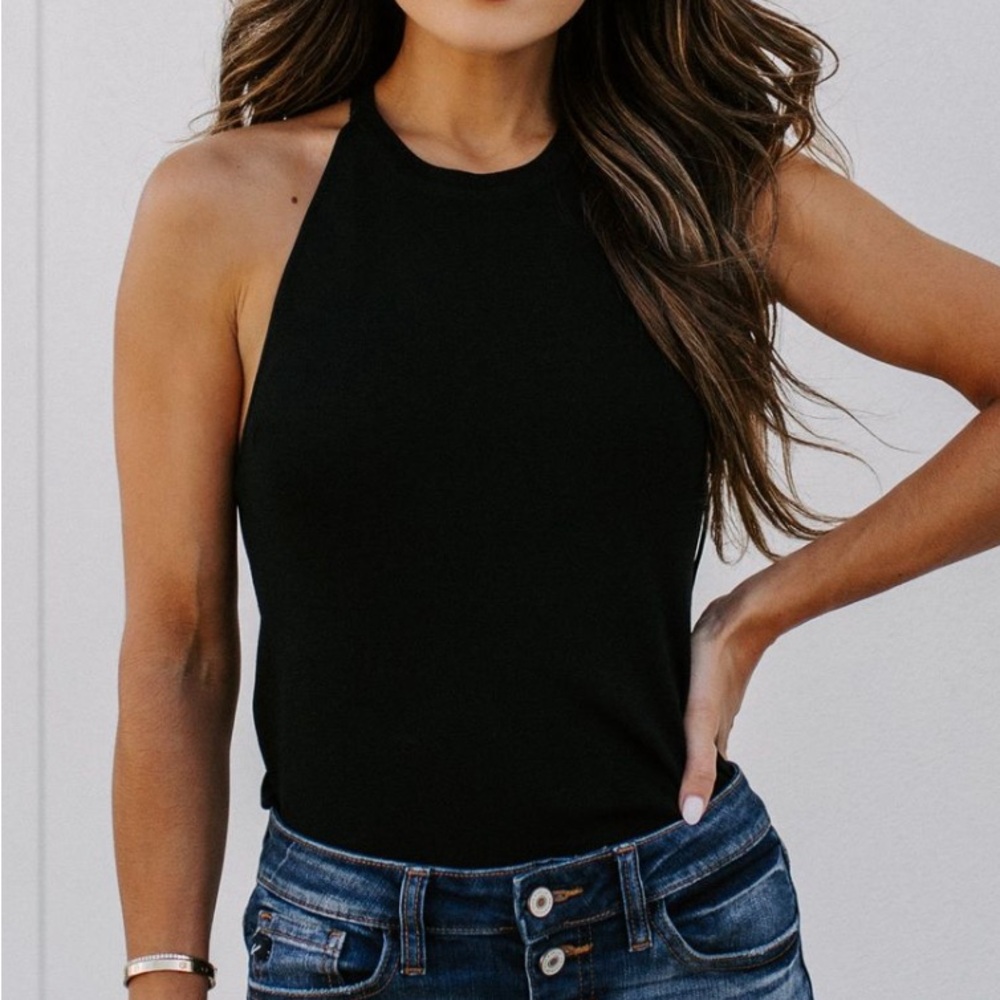 NWT! Black knit top